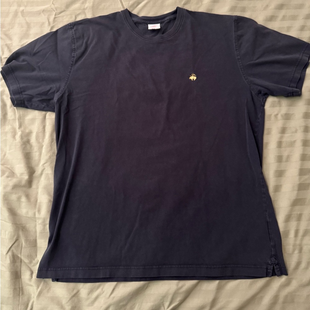 Brooks Brothers Navy Blue T-Shirt -100% Cotton